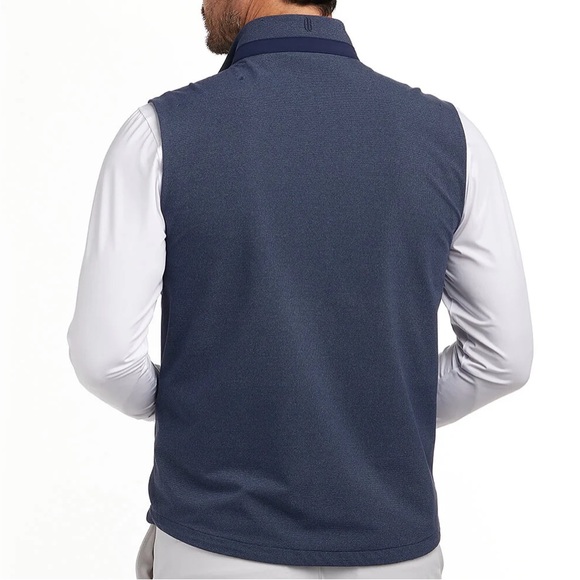 NWT HOLDERNESS & BOURNE Faulkner Vest in Navy -  Large - Picture 2 of 7